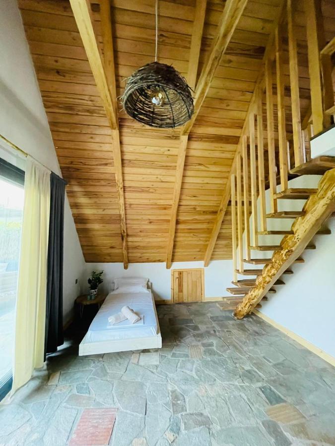 Unique Wooden Villa With Pool Olympiada Exterior photo
